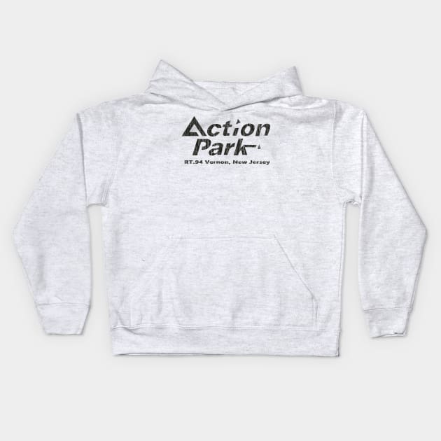 Action Park Kids Hoodie by vender